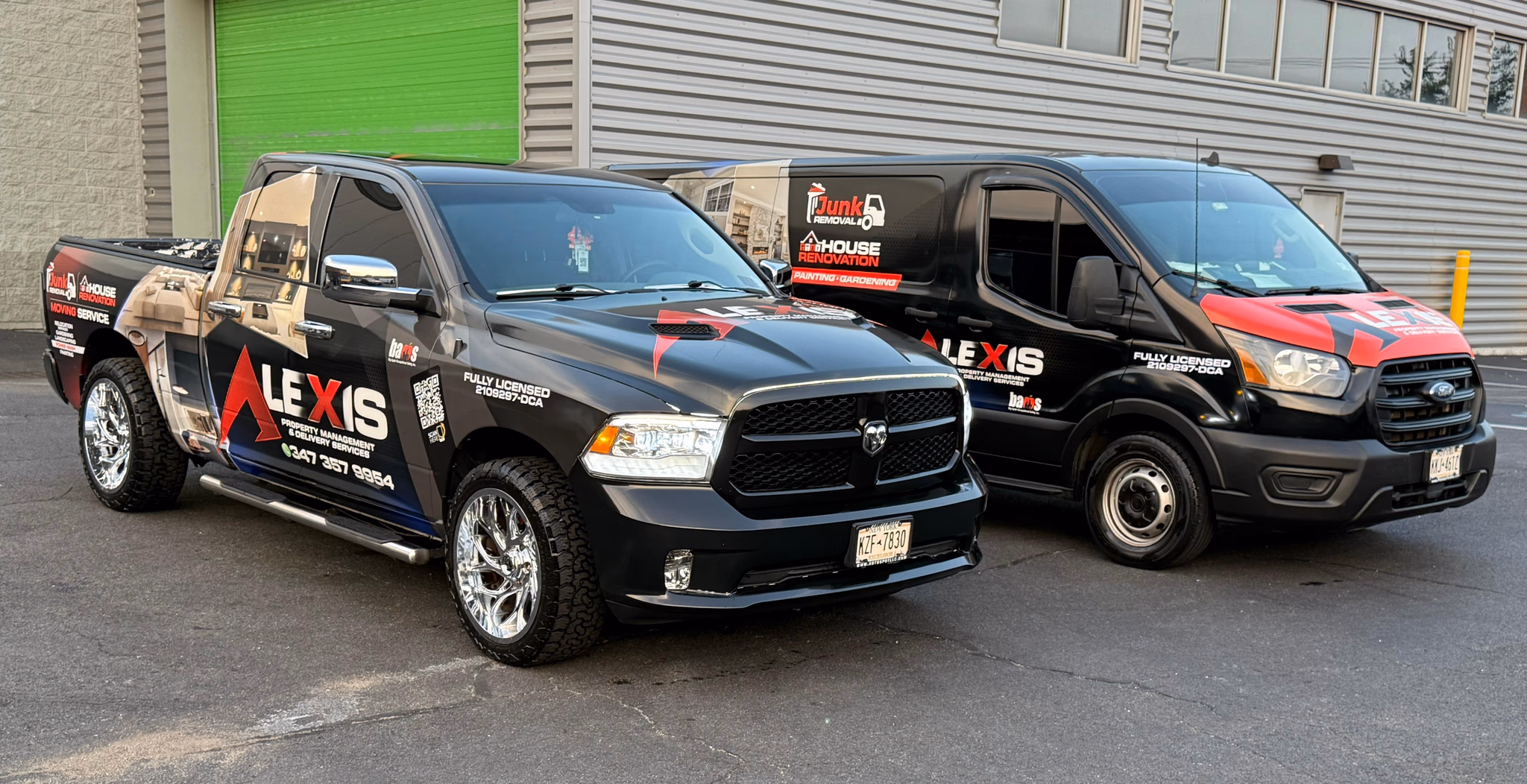 Alexis company vehicles