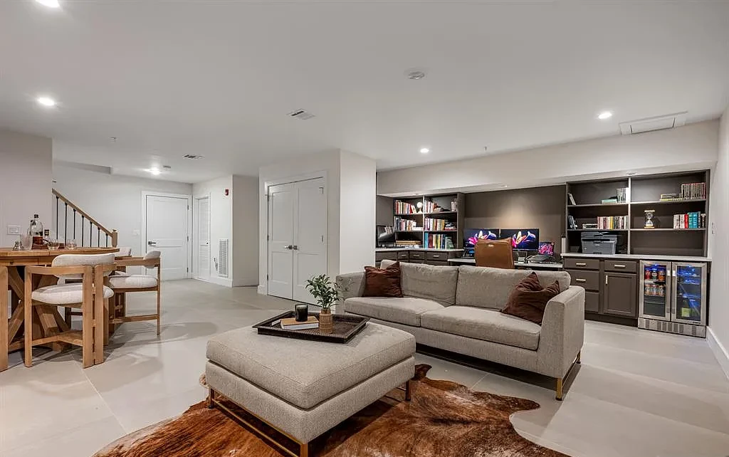 Basement Renovation – Office, Entertainment, Laundry & Bath